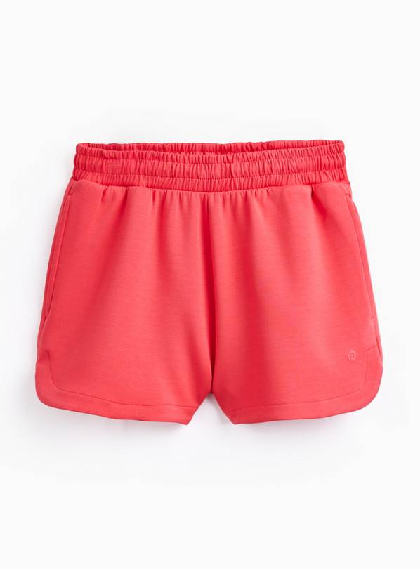REAKTIV Bright Pink Luxe Scuba Shorts L
